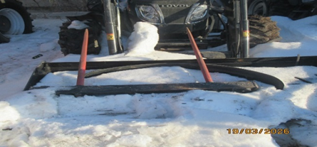 Орам вилкалары, зауыттық нөмірі жоқ